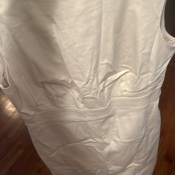 Anne Taylor long beige dress size M stretchy - Picture 9 of 11